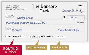 Routing Number 031101279