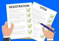 difference between a car title and car registration