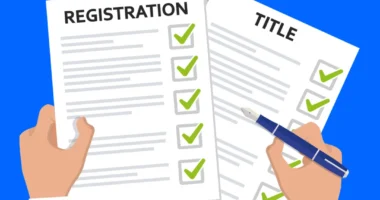 difference between a car title and car registration